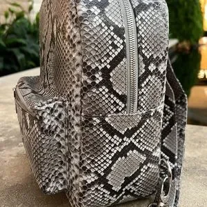 Real python leather standard size backpack Bags | Real Python Leather Standard Size Backpack | Poshmark main image 2
